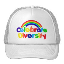 Celebrate Diversity Gay Pride Rainbow Hats