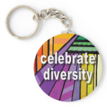 Celebrate Diversity keychains
