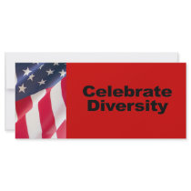 Celebrate Diversity Custom Rack Cards