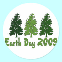 Celebrate Earth Day 2009 stickers