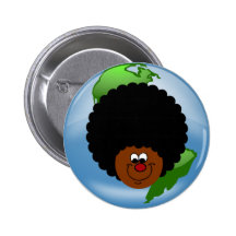Celebrate Earth Day: Word to Your Mother Earth Pinback Button