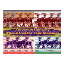 Celebrate Life's Joys Postcards