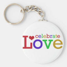 Celebrate Love Key Chains