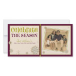 Celebrate the Season Snowflake Holiday :: 05 Customised Photo Card