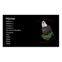 Celebrate Veteran's Day Business Card