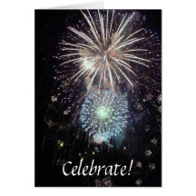 Celebrate With Fireworks! Cards