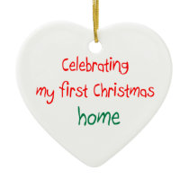 Celebrating 1st Christmas Home Christmas Tree Ornament