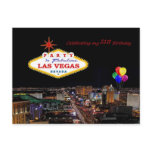 Celebrating 21st Birthday Party Las Vegas Postcard
