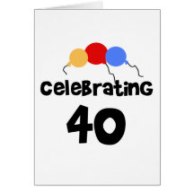 Celebrating 40 greeting cards