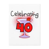 Celebrating 40 Tshirts and Gifts