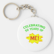 Celebrating 50 Years Of Me Key Chains