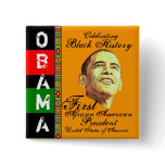 Celebrating Black History buttons