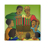 Celebrating Kwanzaa Refrigerator Magnet