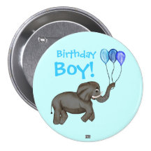 Celebration Elephant (Blue) Pins