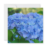 CELEBRATION! Invitation Cards Blue Hydrangea