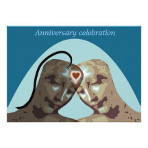 Celebration of love forever custom announcement