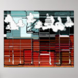 Celebration of the Trees - Abstract Poster posters