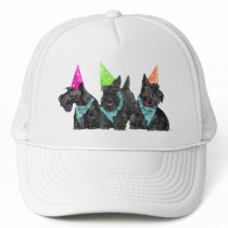 Celebration Scotties in Party Hats