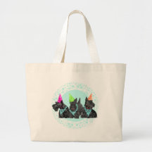 Celebration Scotties in Party Hats Bags
