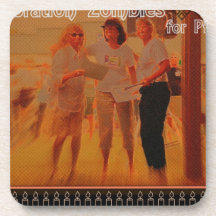 "Celebration ZOMBIES for Peace" Beverage Coasters