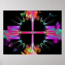 Celestial Ferris Wheel Poster