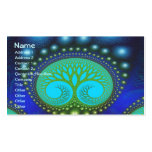 Celestial Forest Nature Pattern Abstract Art Business Card