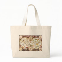 Celestial map from the 17th century tote bag