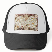 Celestial map from the 17th century trucker hats