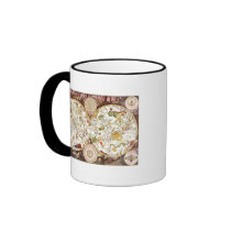 Celestial map from the 17th century mugs