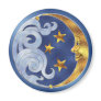 Celestial Moon and Stars Fridge Magnets