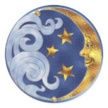 Celestial Moon and Stars Stickers