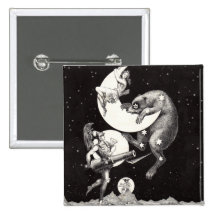 Celestial Moon Goddess Luna Ursa Major and Mars Pins