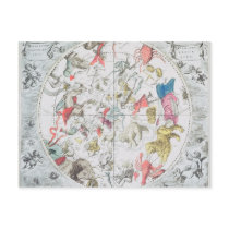Celestial Showing the Signs of the Zodiac Postcard