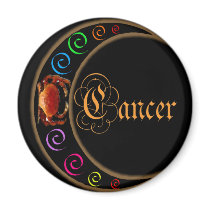 Celestrial Moons Zodiac Cancer Refrigerator Magnets