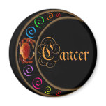 Celestrial Moons Zodiac Cancer magnets
