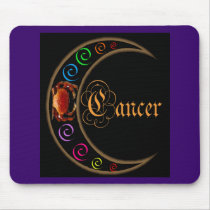 Celestrial Moons Zodiac Cancer Mouse Pads