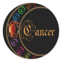 Celestrial Moons Zodiac Cancer stickers