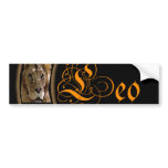 Celestrial Zodiacs - Leo bumper stickers