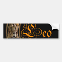 Celestrial Zodiacs - Leo Bumper Sticker