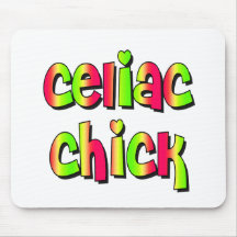 Celiac Chick Mouse Pads