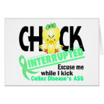 Celiac Disease Chick Interrupted 2 cards