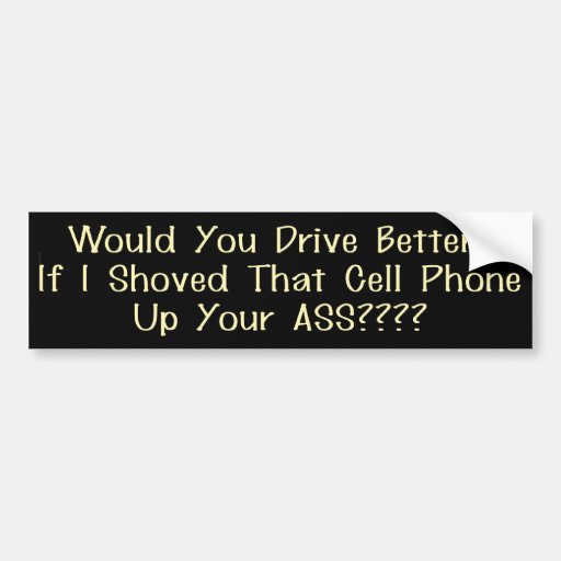 Cell Phone Bumper Stickers