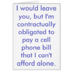 cell phone. cards