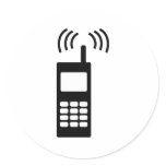 cell phone celly mobil handy sticker