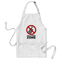 Cell Phone Free Zone Schürze