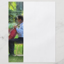 Cellist in the Garden Flyer Design