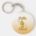 Cello Chick Key Chain