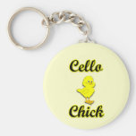 Cello Chick Keychains