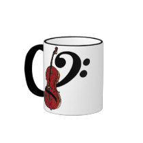 Cello Clef Mug