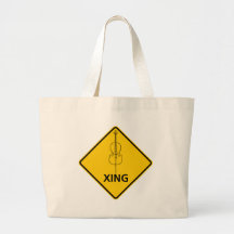 Cello Crossing Highway Sign Bags